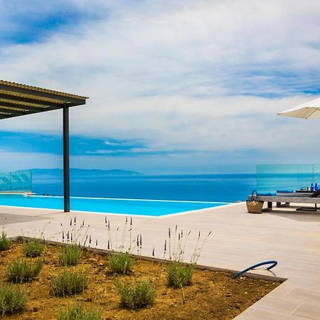 New Villa Blue With Private Pool At Trapezaki Livathos  Dış mekan fotoğraf
